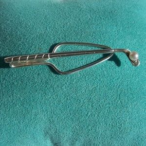 Tiffany & Co. Silver & Pearl Golf Club Clip
